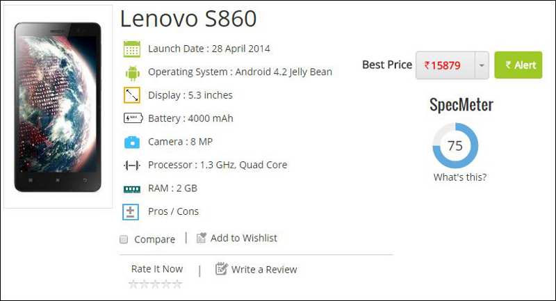 Lenovo S860