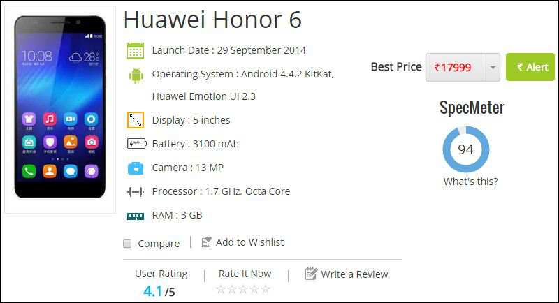 Huawei Honor 6