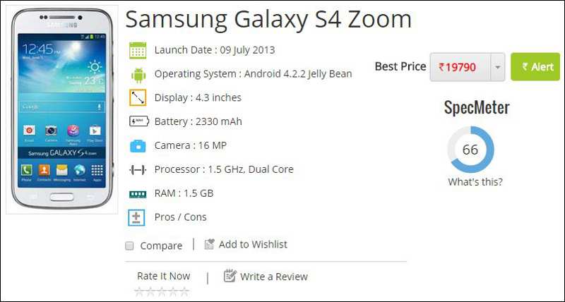 Samsung Galaxy S4 Zoom