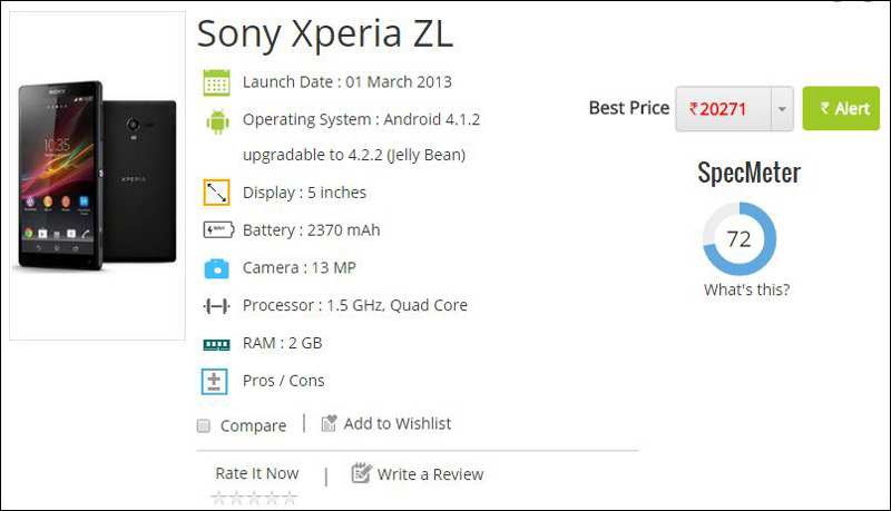 Sony Xperia ZL