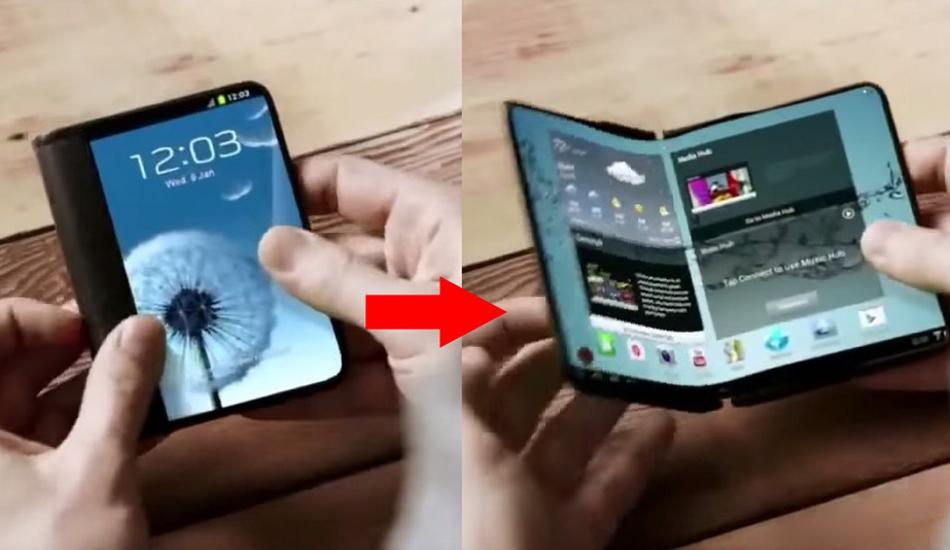 first foldable handset