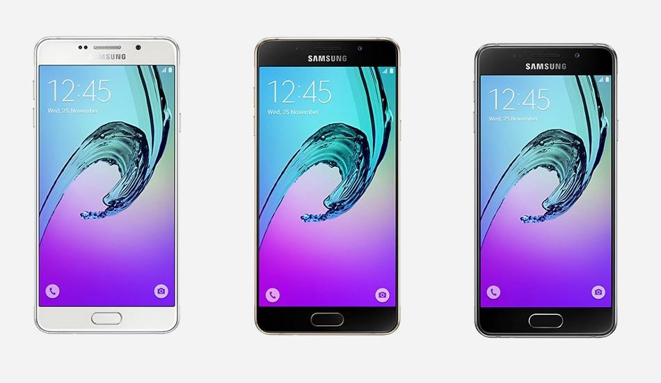 Galaxy A7, A5 and A3