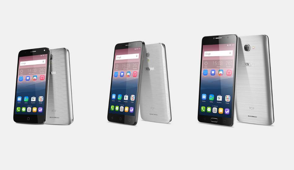 Alcatel unveils Pop 4, Pop 4+, Pop 4S