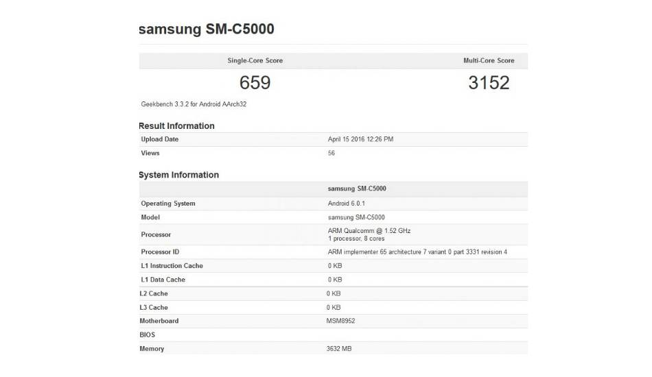 Samsung SM-C5000