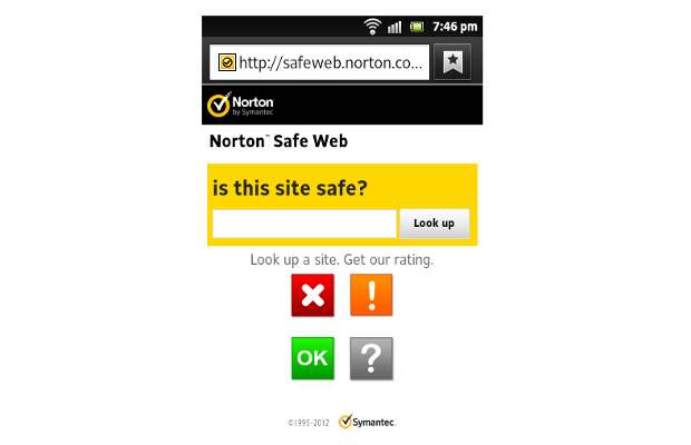 Norton Snap QR reader