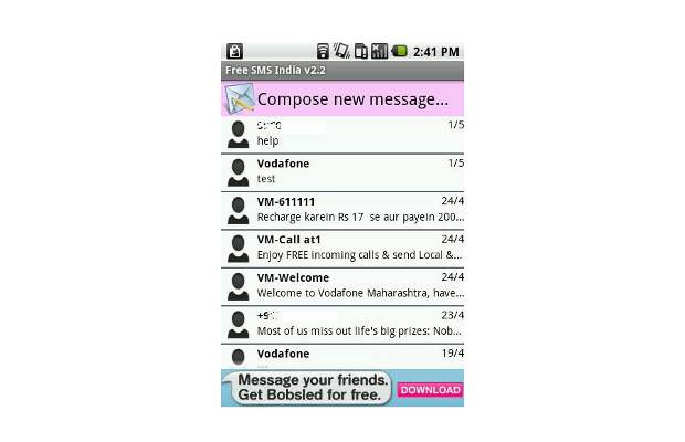 Free SMS India