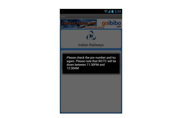 IRCTC Mobile App