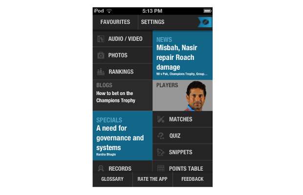 ESPNCricinfo App for iOS