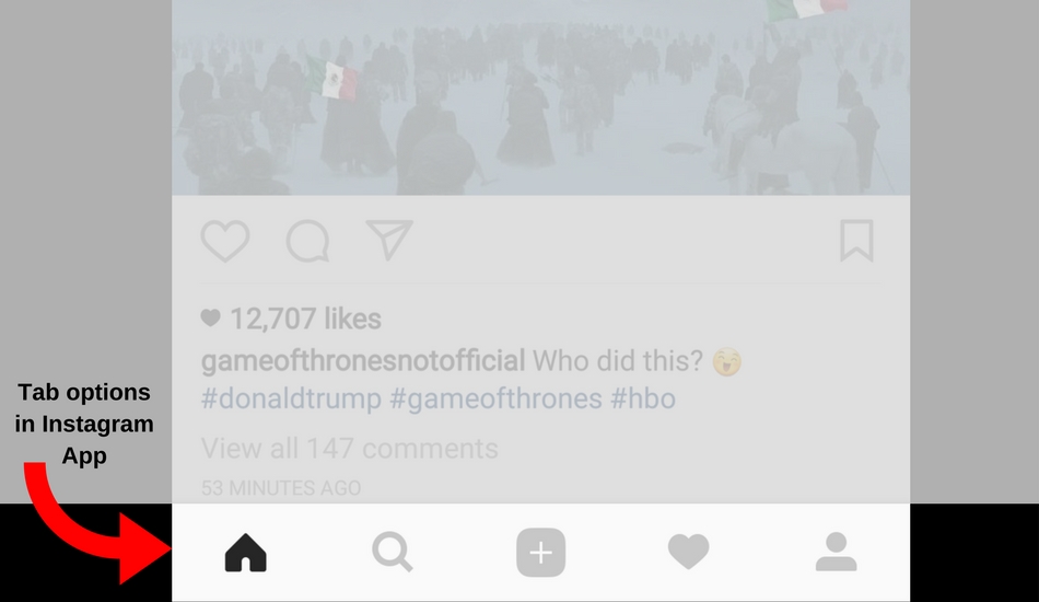 Instagram tab Options Instagram tab Options