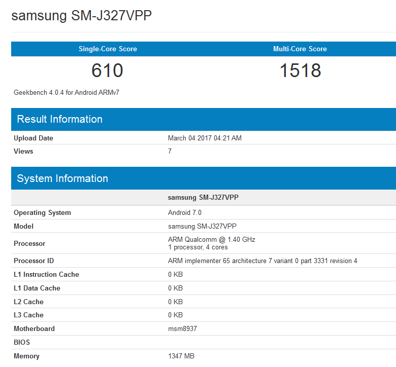 Samsung Galaxy J3 (2017)