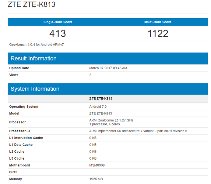 ZTE K813