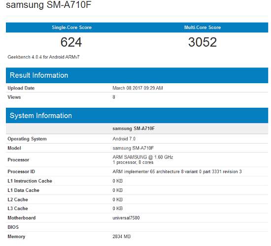 Samsung Galaxy A7 (2016)