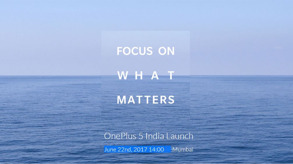 OnePlus 5 launch