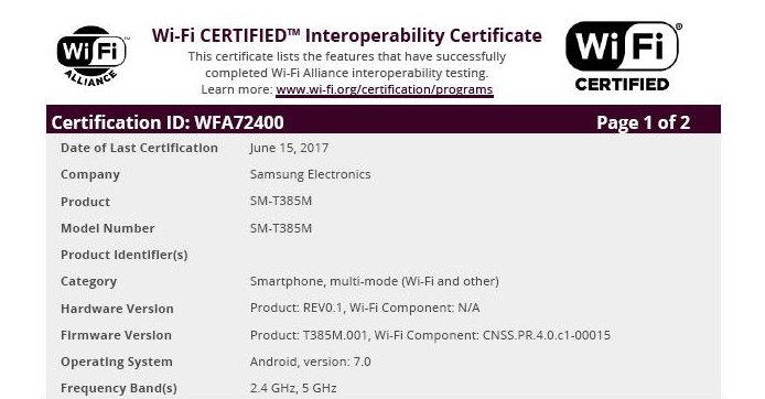 Samsung Galaxy Tab E 8.0 (2017)