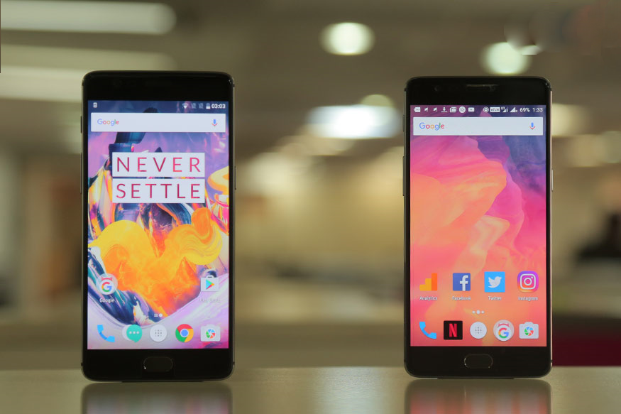 OnePlus 3 and 5