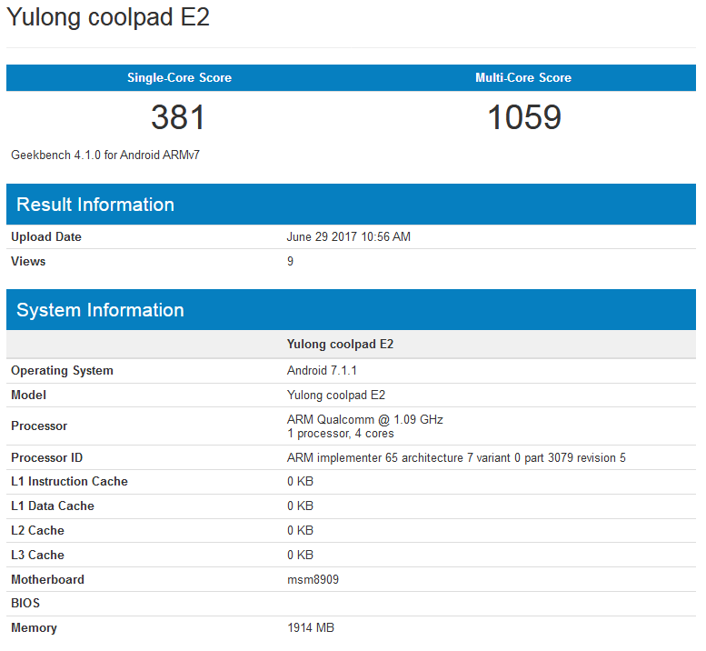 Coolpad E2