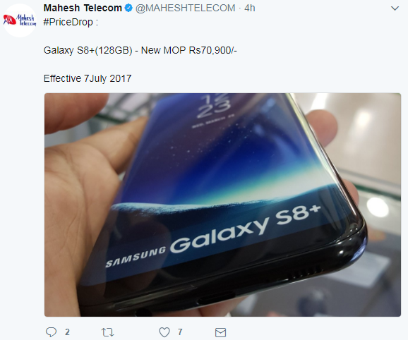 Samsung Galaxy S8+ 6GB RAM