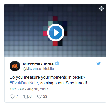 Micromax Evok Dual Note