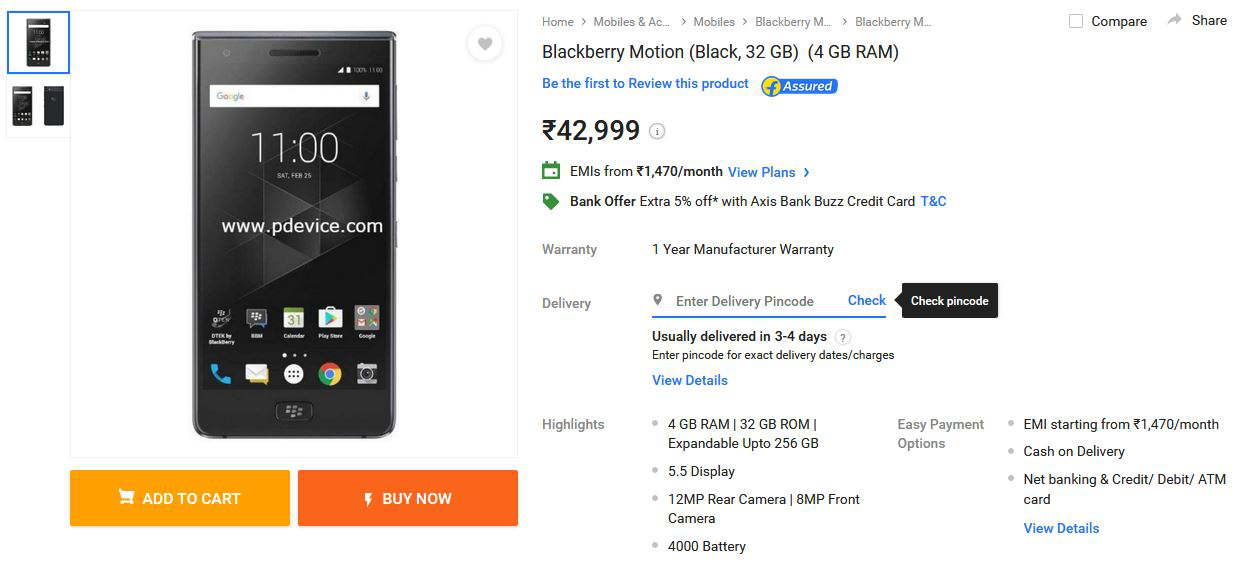 Blackberry Motion