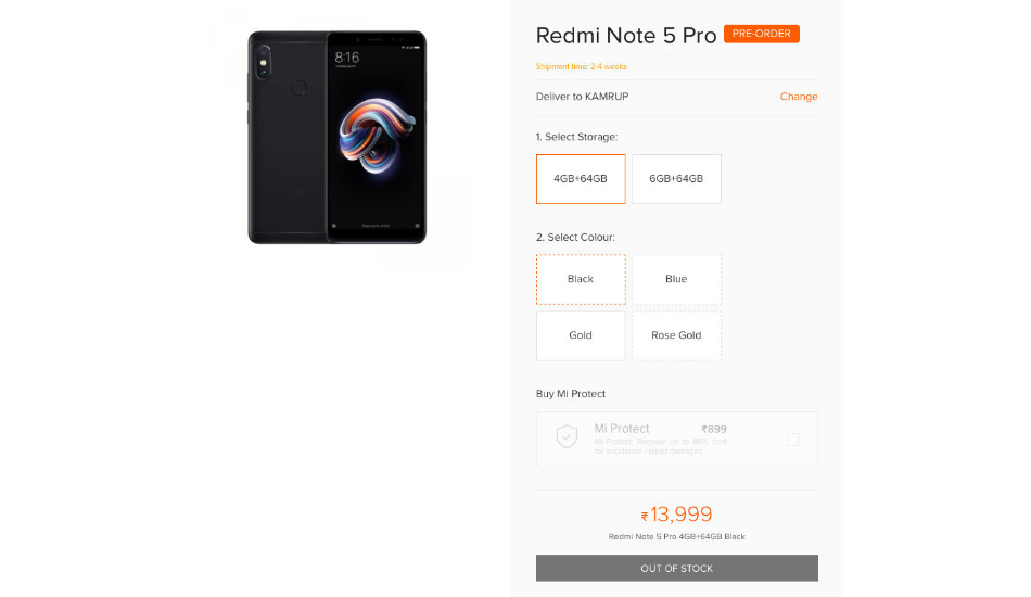 Redmi Note 5 Pro preorders