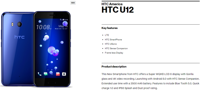 HTC U12