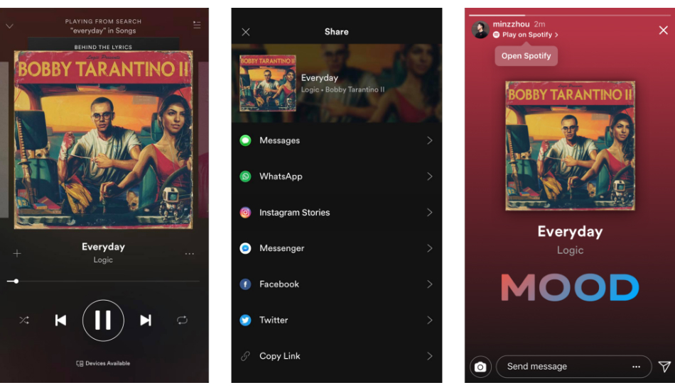 Instagram Spotify Integration