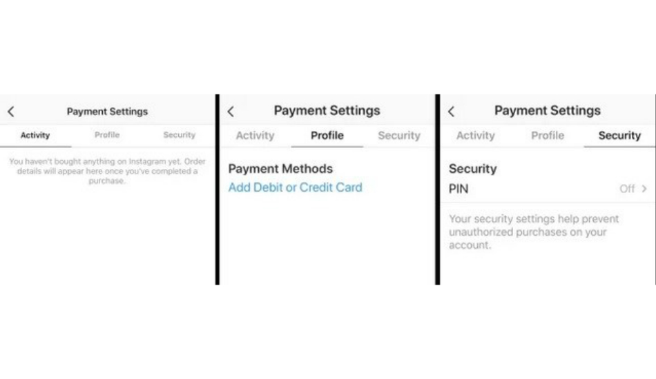 Instagram In-App Payments