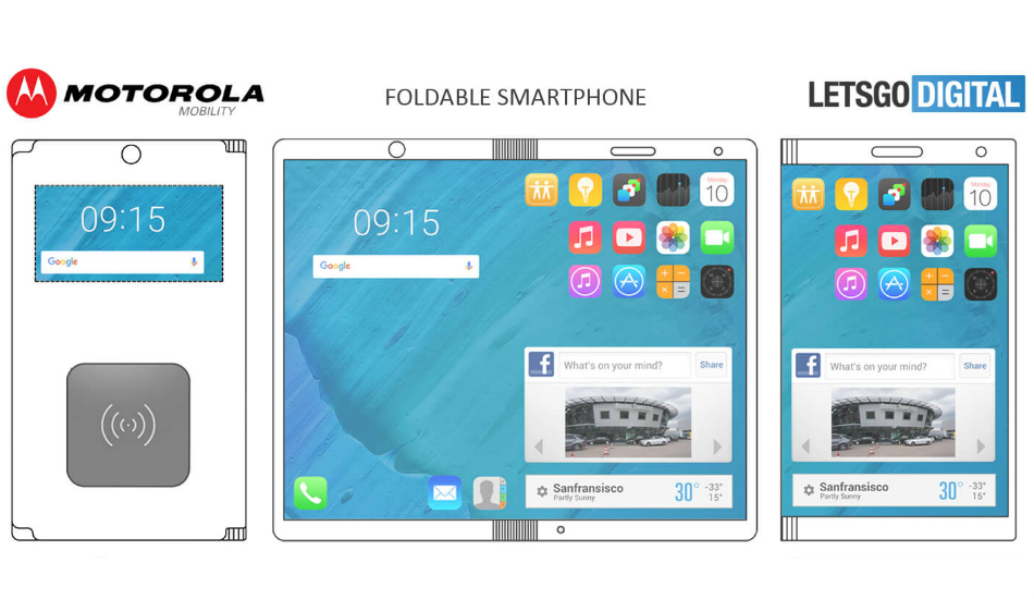 Motorola foldable phone patent