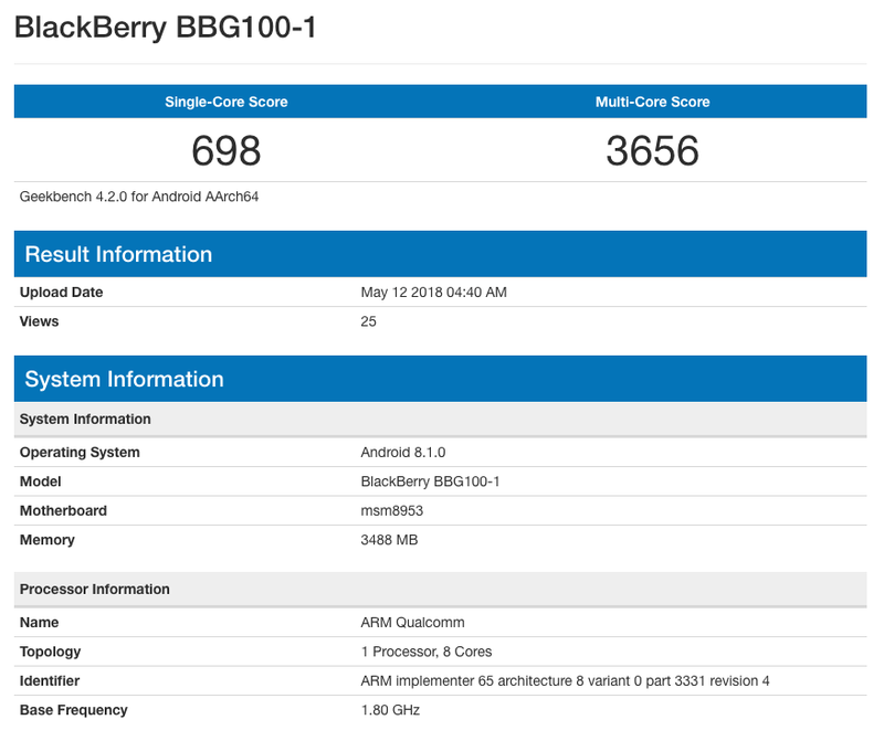 BlackBerry BBG100-1