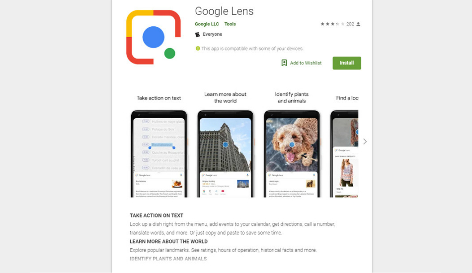 Google Lens app