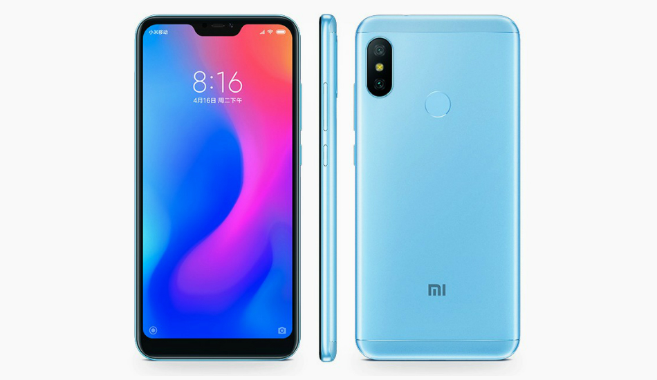 Xiaomi Goes All Notch On Redmi 6 Pro With Ai Dual Camera Android 8 1