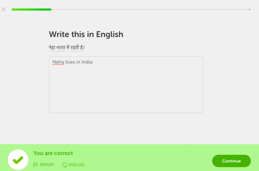 Duolingo for Hindi