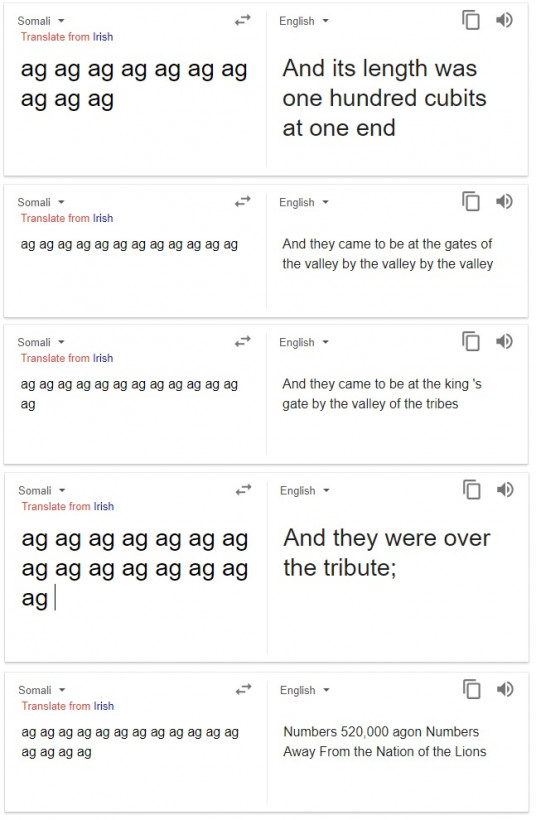 Google Translate scare