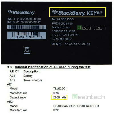 BlackBerry KEY2 LE