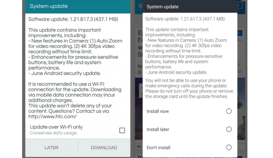 HTC U12 Plus update