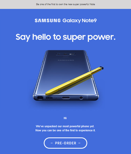 Samsung Galaxy Note 9