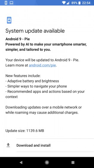 Android 9 Pie