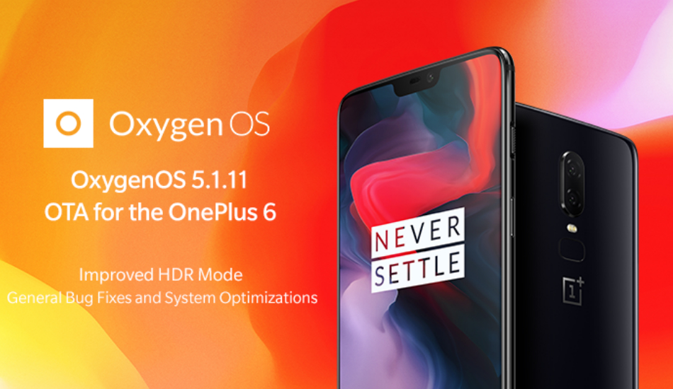 OxygenOS 5.1.11 for OnePlus 6