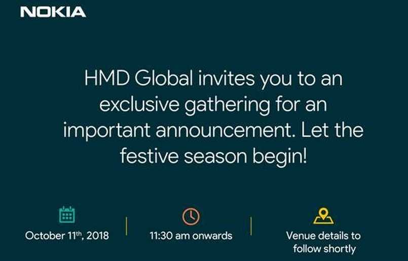 HMD Global October 11 India