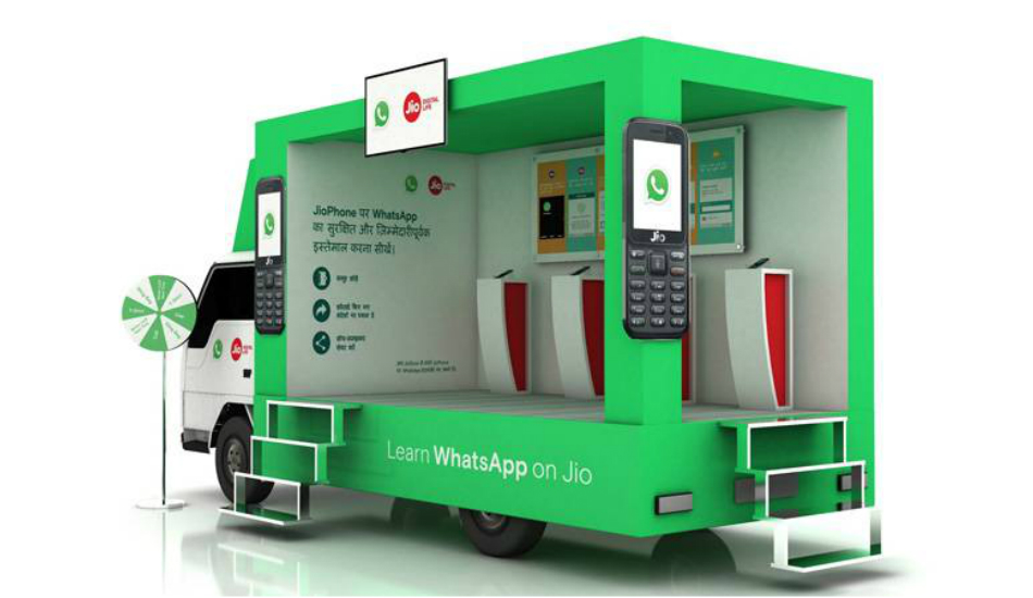 WhatsApp, Reliance Jio campaign