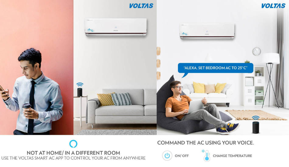 Voltas Smart ACs with Alexa Voice 