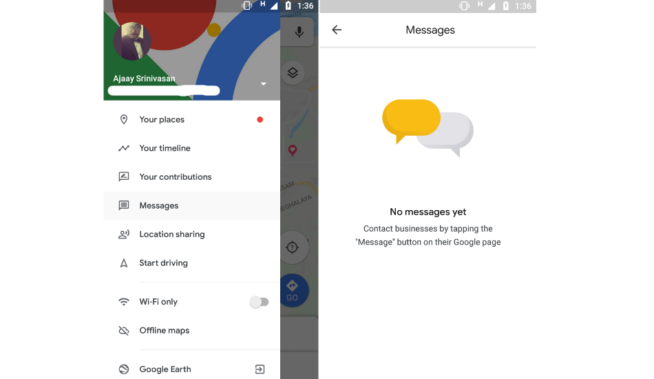 Google Maps Messages for Businesses