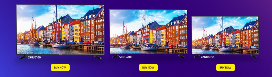 Samsung Super 6 series UHD TVs
