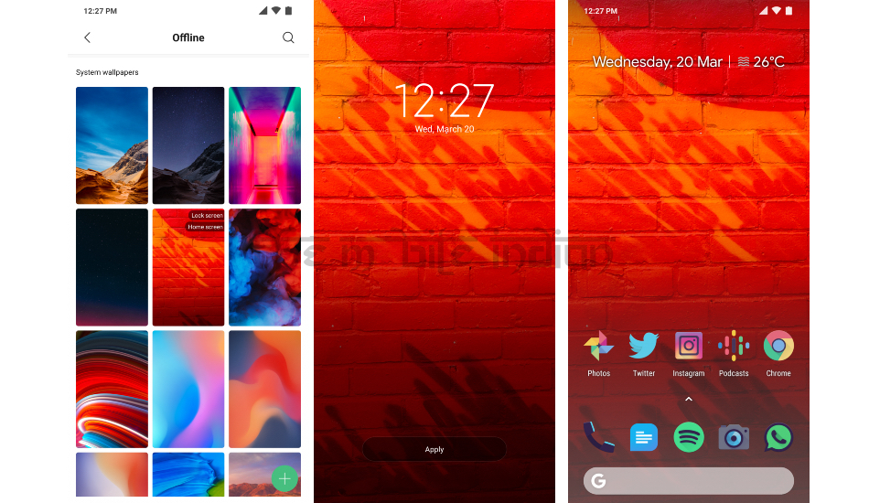 How Xiaomi copied a shot from an iPhone as its default system wallpaper