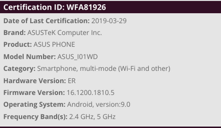 Asus Zenfone 6