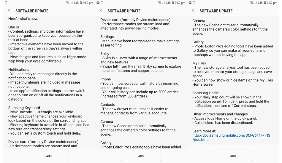 Samsung Galaxy On7 Prime Android 9 Pie update