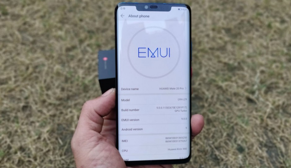 EMUI on Huawei