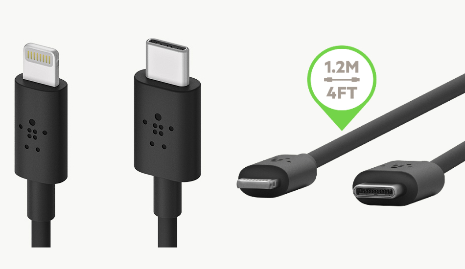 Belkin Boost↑Charge USB-C Cable with Lightning Connector