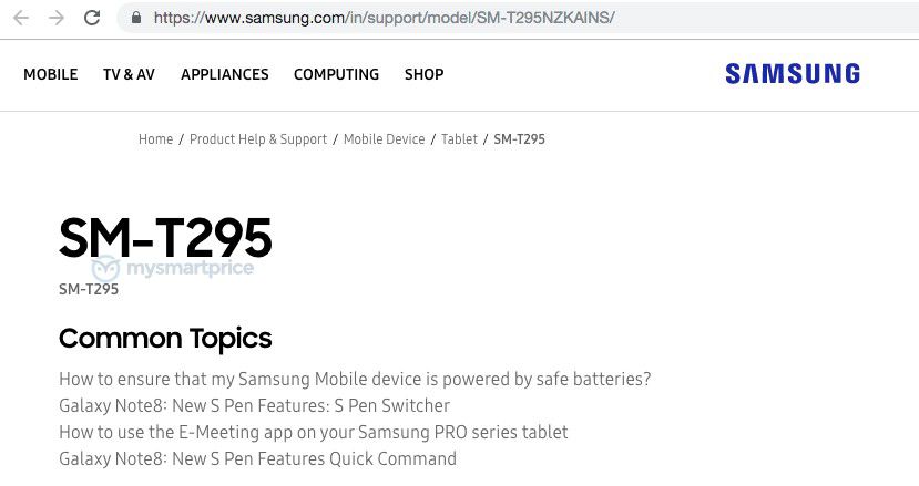 Samsung Galaxy Tab A (2019)