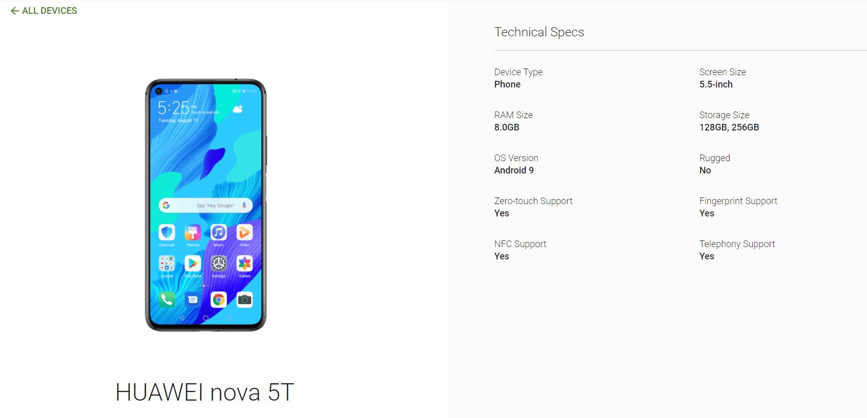 Huawei Nova 5T